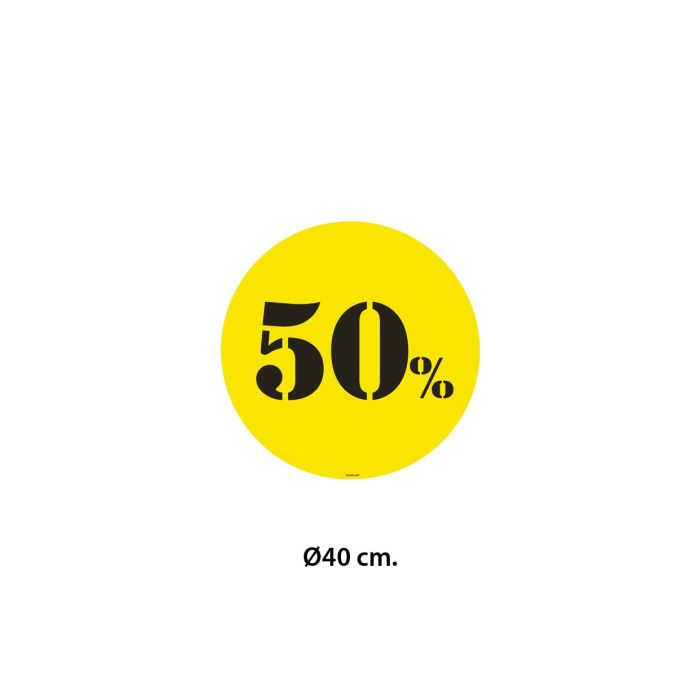 Poster - 50% - Ø40 cm.