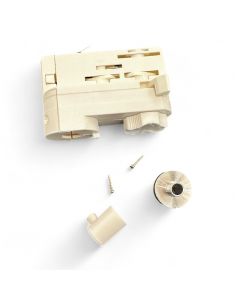 *Flash* Universal adapter og pendeladapter, til 3F skinne, hvid Treline