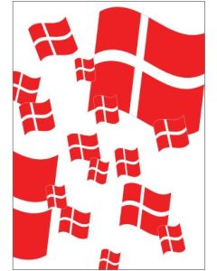 Plakat. Dannebrogs flag, 50 x 70 cm