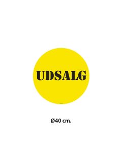 Poster - UDSALG - Ø40 cm.